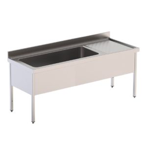 FREGADERO DE GRAN CAPACIDAD-1800 CON ESCURRIDOR